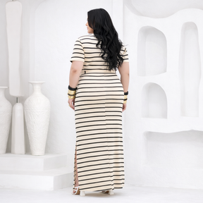 Vestido Max Plus Size Comfy Disfarça Cintura