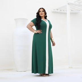 Vestido Túnica Comfy Verde Elegante - Vestido Plus Size